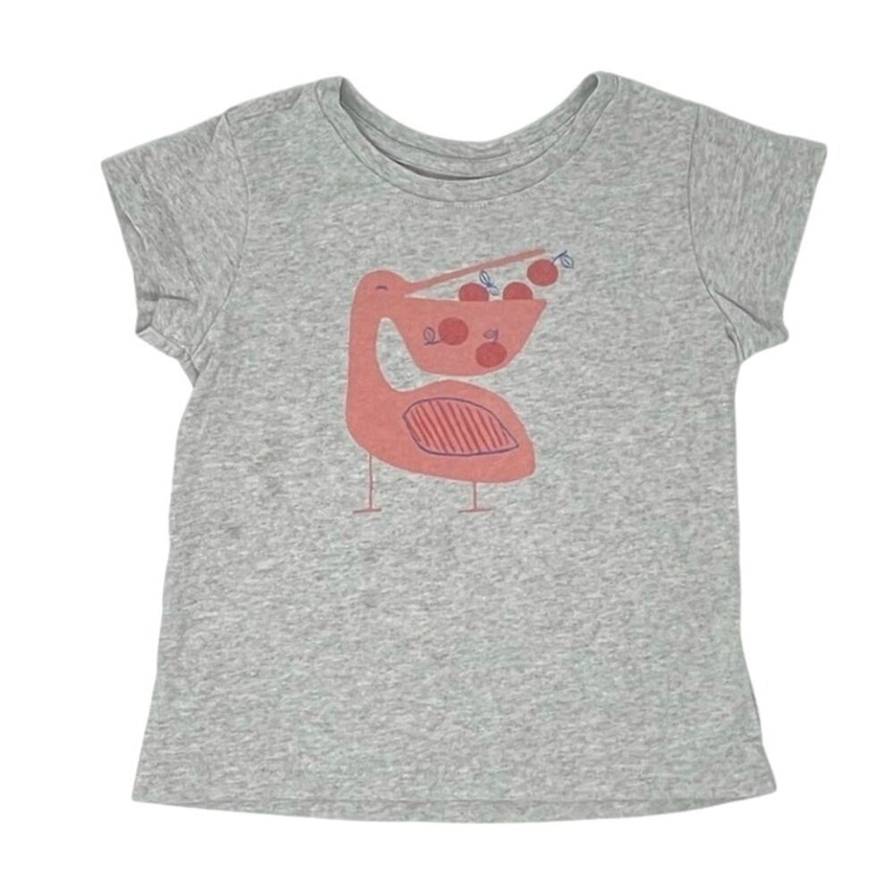 Tea Collection “Play” Pink Pelican T-Shirt. Size 2.